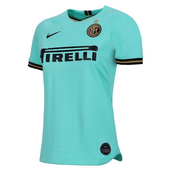 Camiseta Inter de Milán Replica Segunda Ropa Mujer 2019/20 Verde